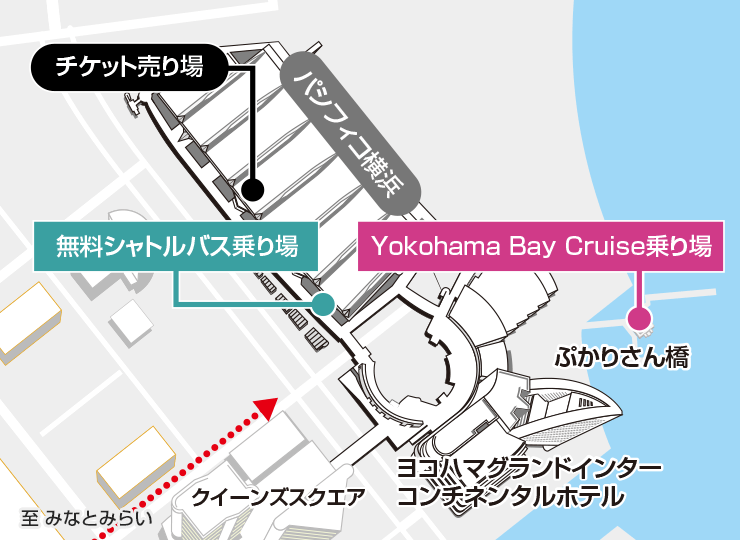 みなとみらい・ぷかりさん橋